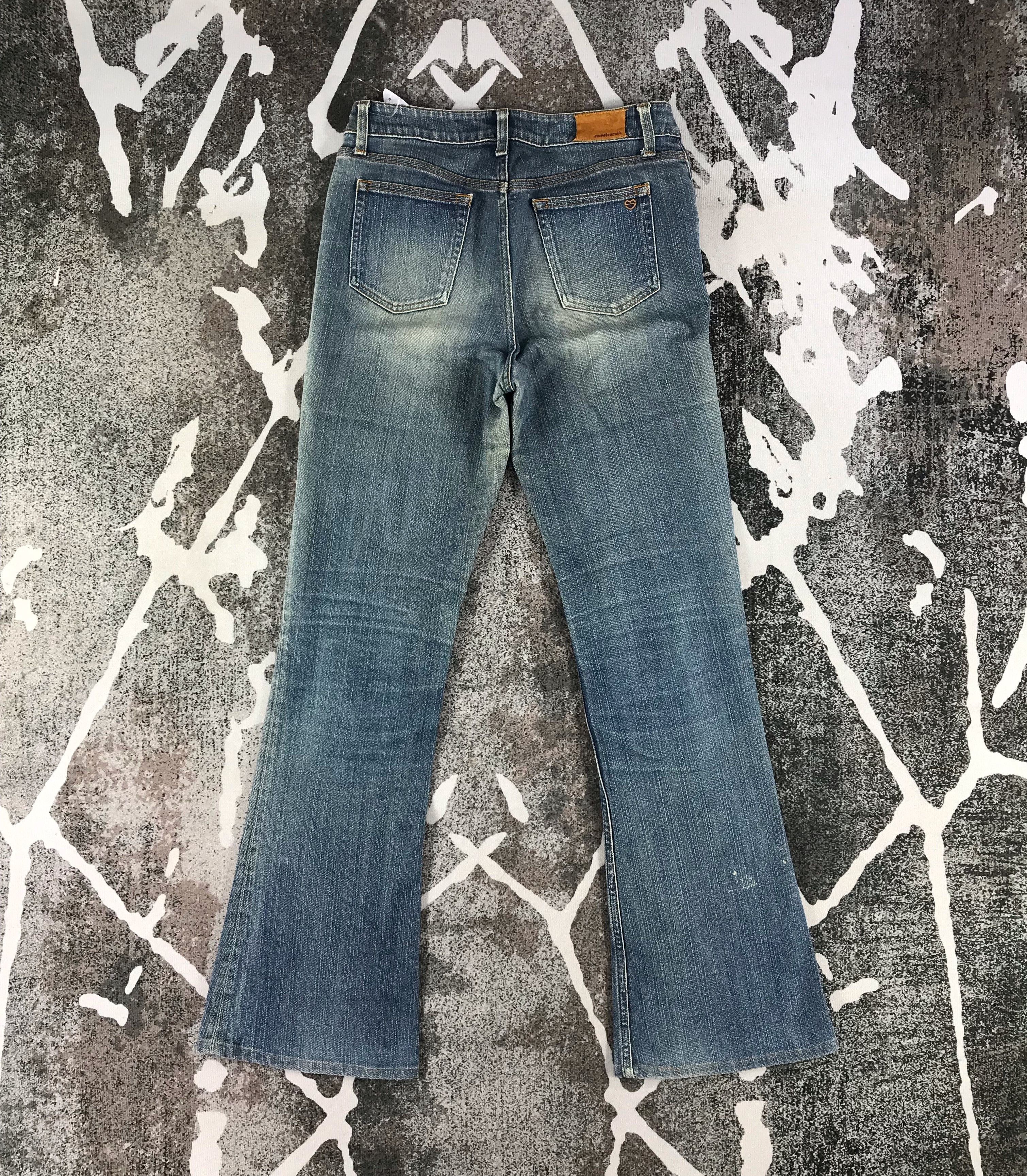 Japanese Brand Sweet Camel Jeans Faded Blue Flare Denim KJ1232 Size 28" / US 6 / IT 42 - 2 Thumbnail