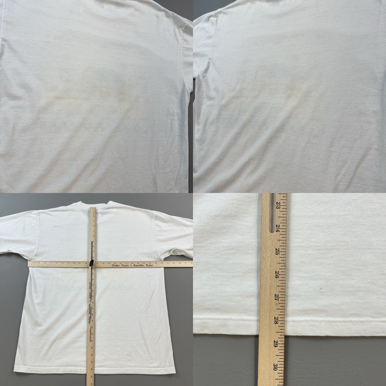 Jerzees VINTAGE Jerzees Shirt Women's XL White Endless Designs Barn House Farm USA Made Size XL / US 12-14 / IT 48-50 - 9 Thumbnail