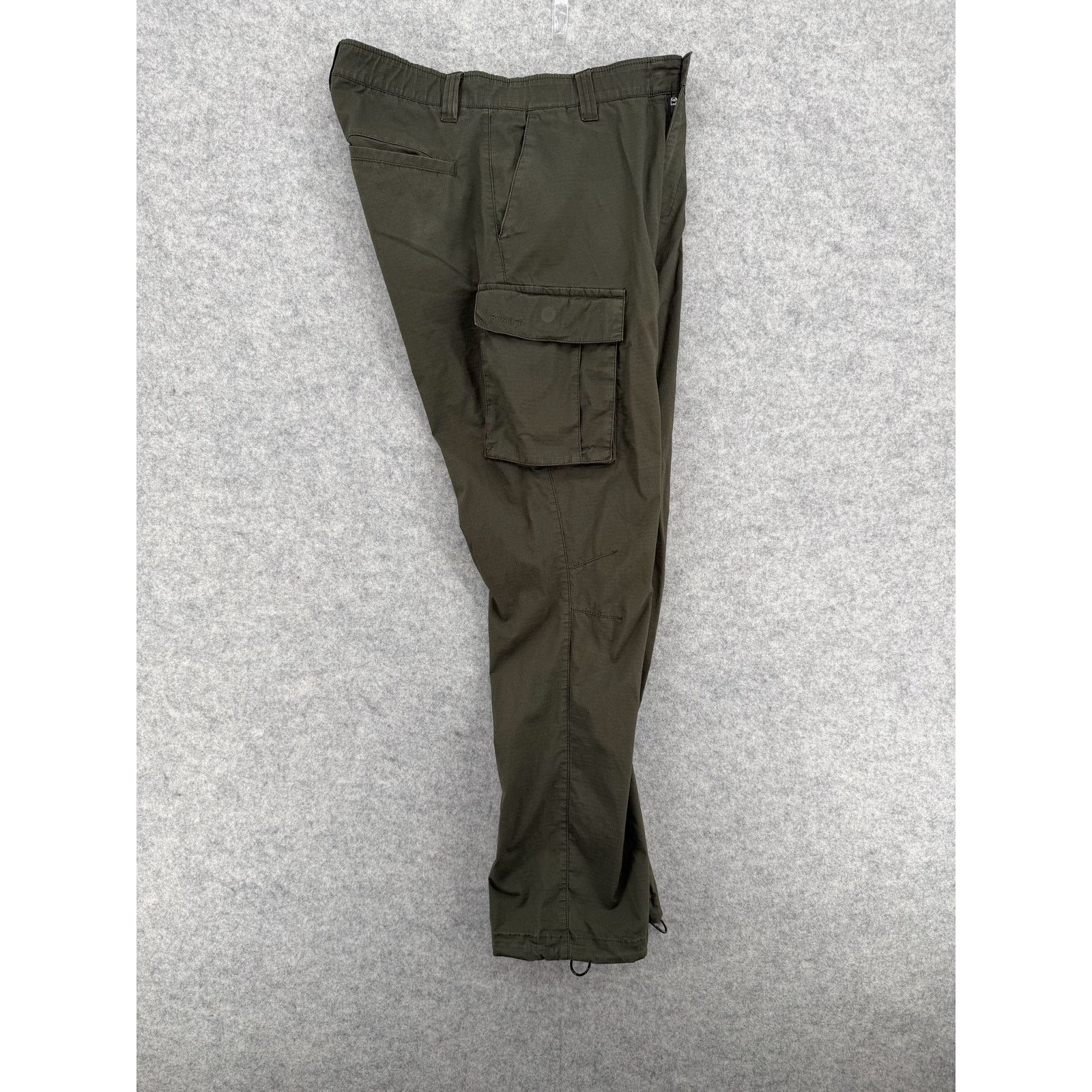 BYLT Premium Basics BYLT Premium Basics Cotton Olive Green Cargo Pants Size 31 Size US 31 - 5 Thumbnail