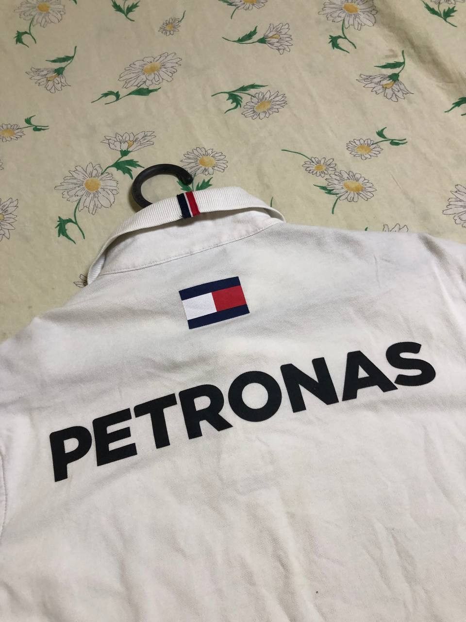 Tommy Hilfiger Tommy Hilfiger Petronas AMG Polo Shirt Mens Large White Fl Size US S / EU 44-46 / 1 - 19 Thumbnail