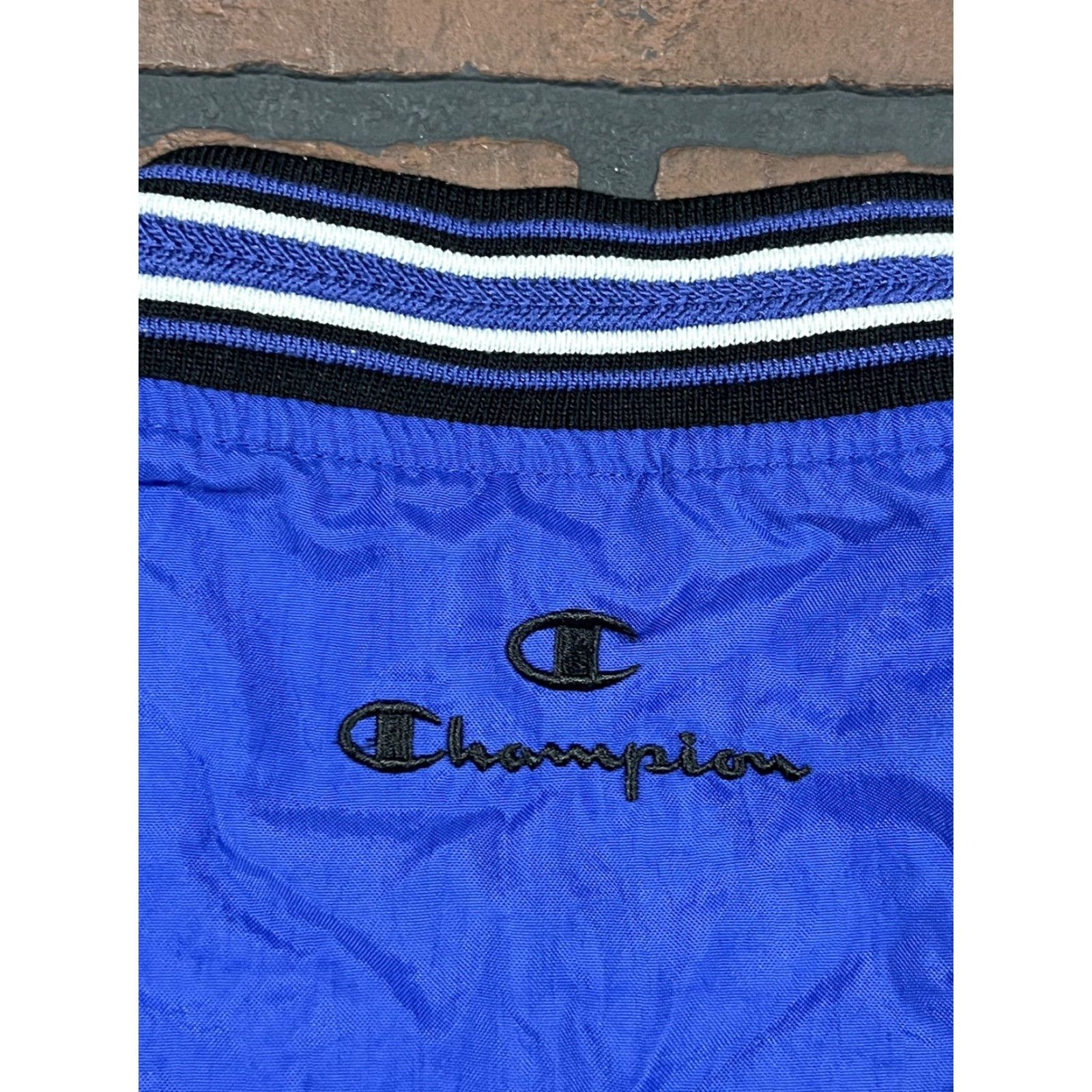 Champion VINTAGE Champion Nylon Windbreaker Tulsa Men’s M Blue Windbreaker Jacket Spring Fall Winter Mens Size US M / EU 48-50 / 2 - 8 Thumbnail