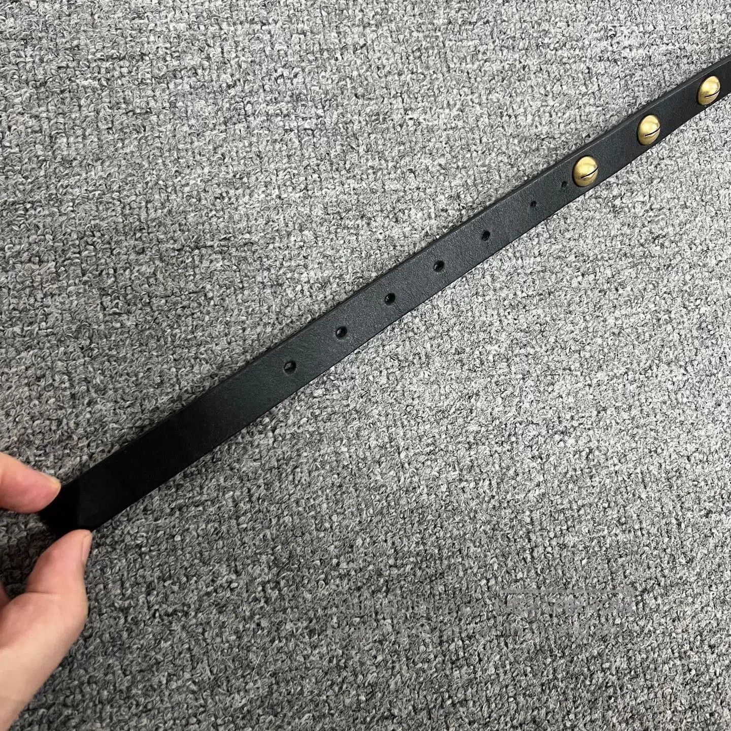 Dior Dior Logo Stud Classic Belt. Size ONE SIZE - 4 Thumbnail
