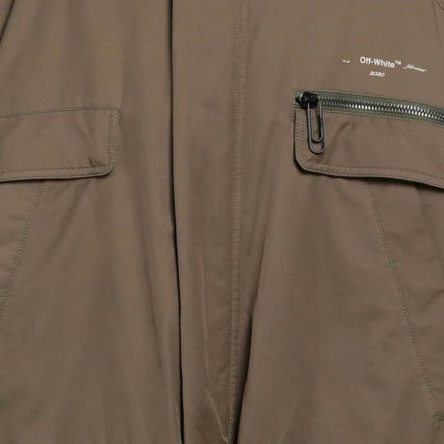 Off-White o1y0225 Coat in Military Green Size US M / EU 48-50 / 2 - 3 Thumbnail