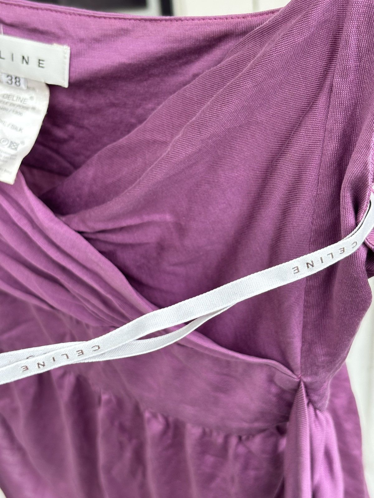 Celine Y2K Silk Wrap Camisole Size S / US 4 / IT 40 - 6 Thumbnail