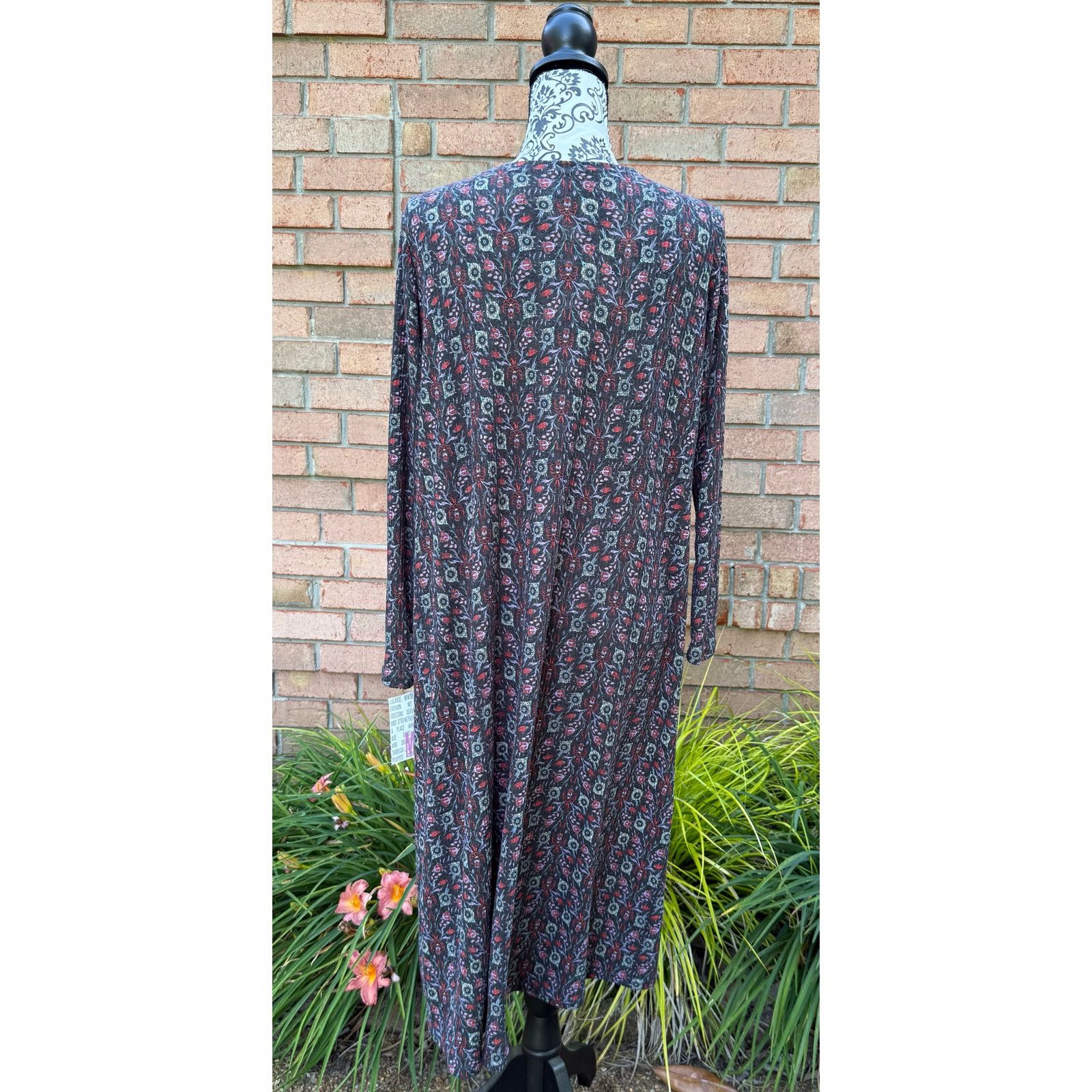 Other NWT Lularoe Multicolor Floral Partterm Sarah Cardigan Medium Size M / US 6-8 / IT 42-44 - 3 Thumbnail