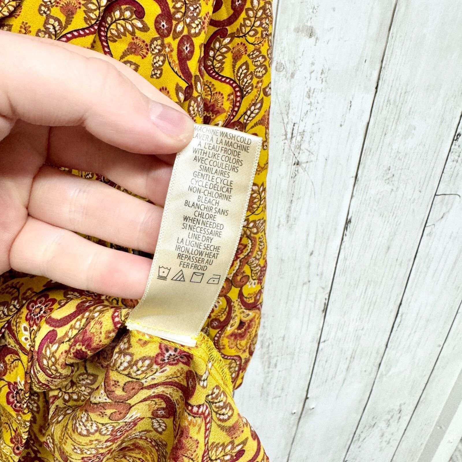 Other Max Studio Top Size Small Boho Blouse Deep V Neck Tie Waist Size S / US 4 / IT 40 - 4 Thumbnail