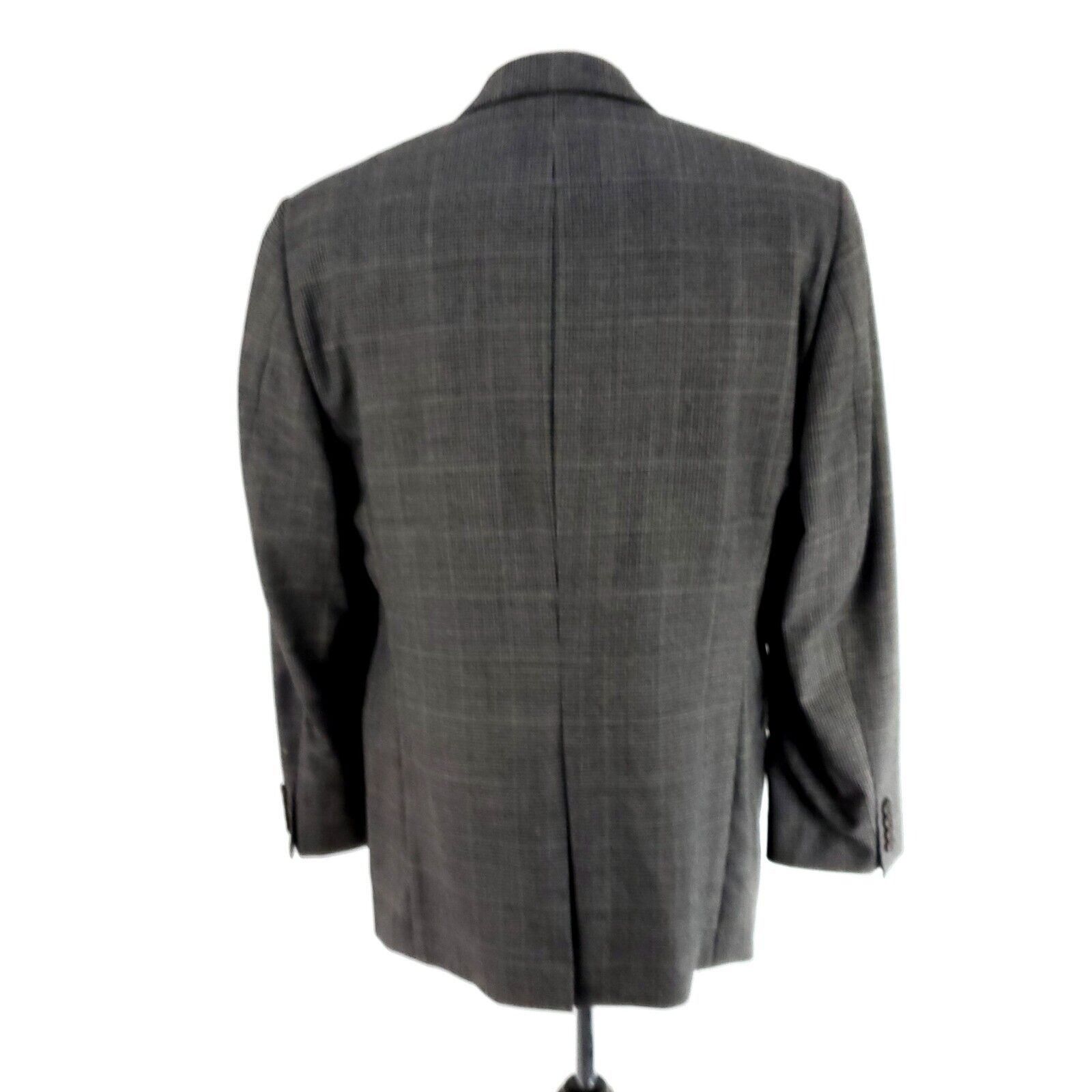 Lauren Ralph Lauren Lauren Ralph Lauren Wool 3 Button Sport Coat 38R Gray Hounds Size 38R - 6 Thumbnail