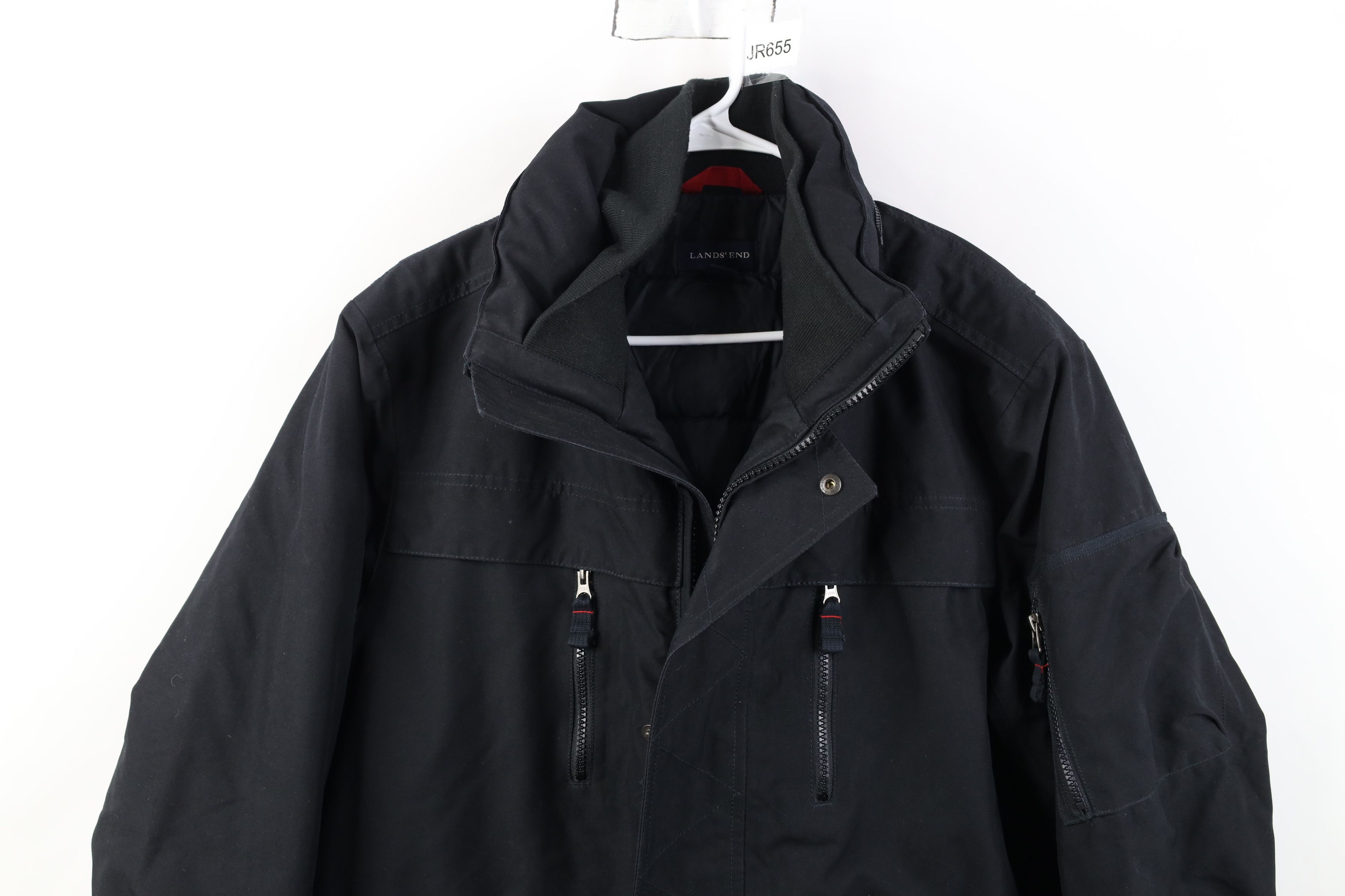 Lands' End Vintage Lands End Mens Insulated Utility Chore Jacket Black Size US M / EU 48-50 / 2 - 2 Thumbnail