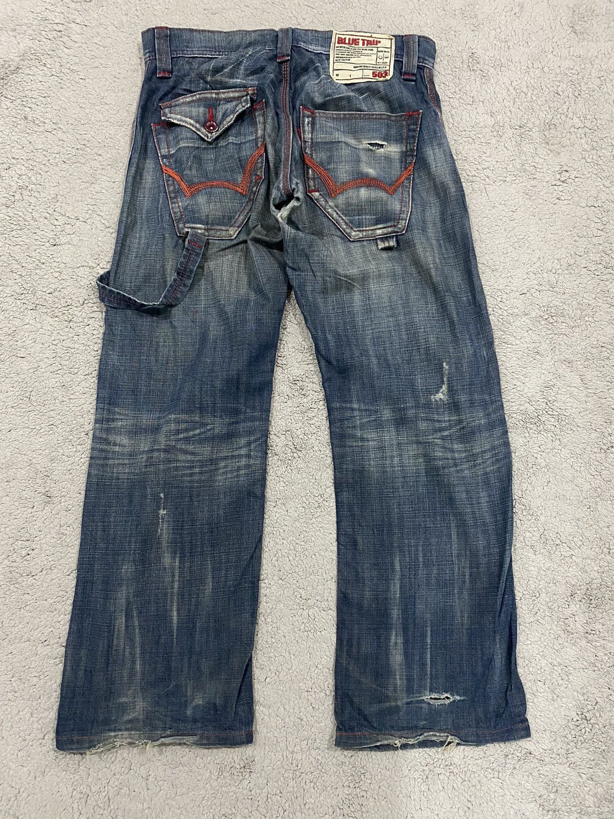 Edwin Edwin Bluetrip Bondage Punks Style Denim Pants Size US 33 - 2 Thumbnail