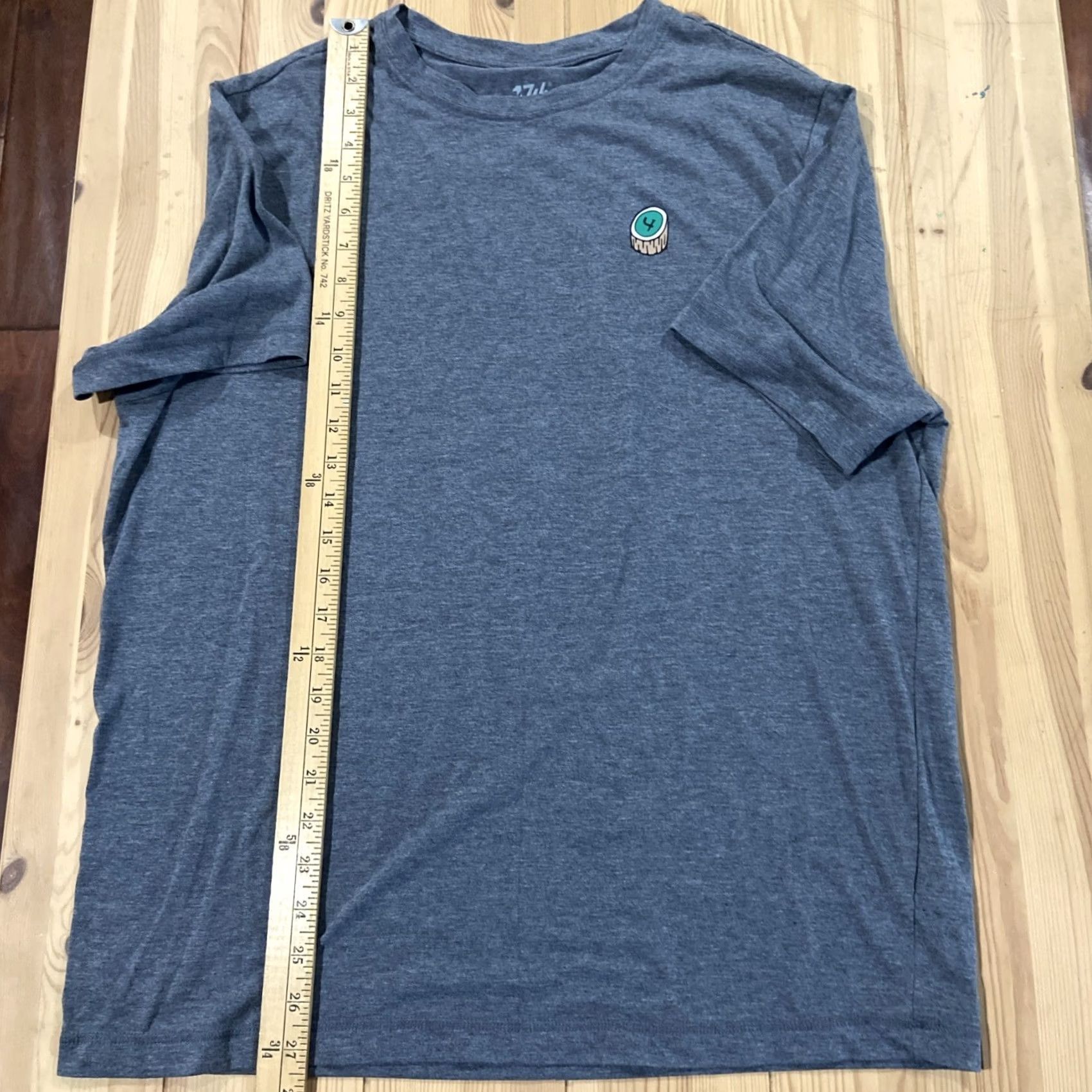 Vintage 1764 Signature Blue Mens Large Shirt Par 4 Golf Shirt Funny T-Shirt Cotton Short Sleeve Round Neck All Seasons Golf PGA Quail Hollow Vintage No Size US L / EU 52-54 / 3 - 4 Thumbnail