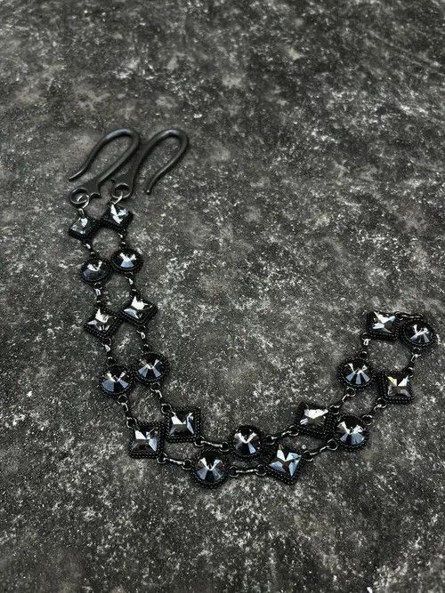Jewelry Black Beaded Chain Accessory for Menswear Size ONE SIZE - 8 Thumbnail