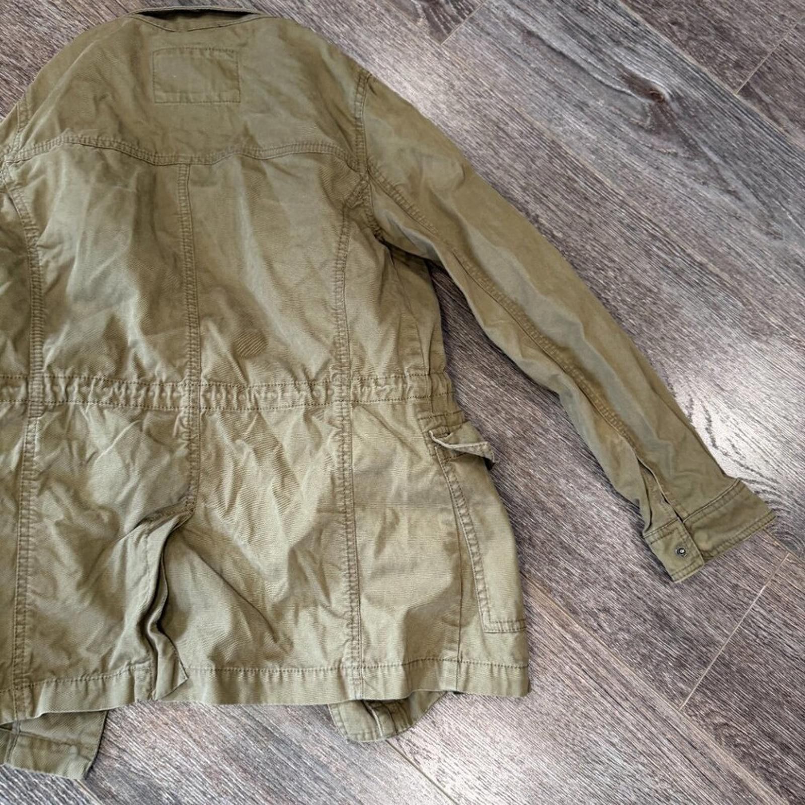 Banana Republic Banana Republic Women Utility Jacket Olive Green Size XS Size XS / US 0-2 / IT 36-38 - 8 Thumbnail