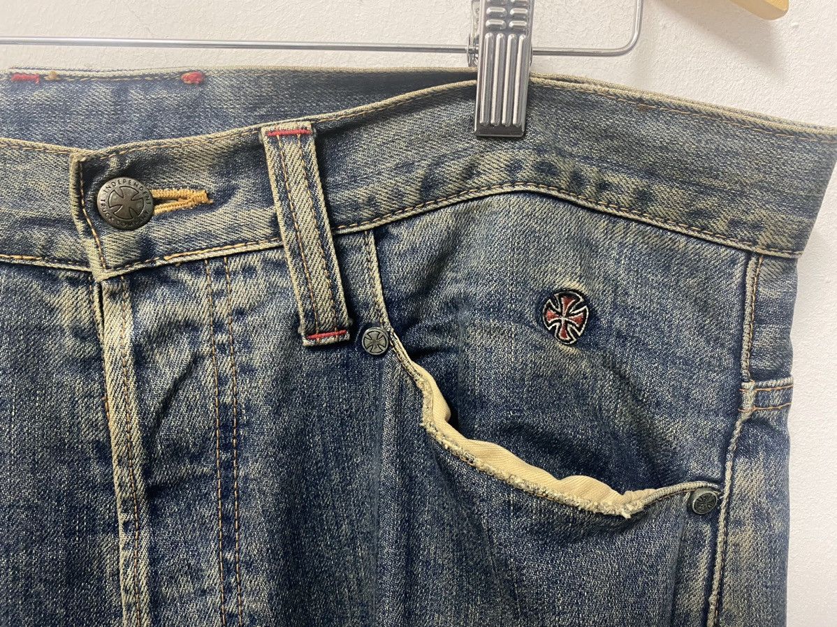 Independent Truck Co. Vintage Independent Truck Company Hype Distressed Jeans Size US 36 / EU 52 - 5 Thumbnail