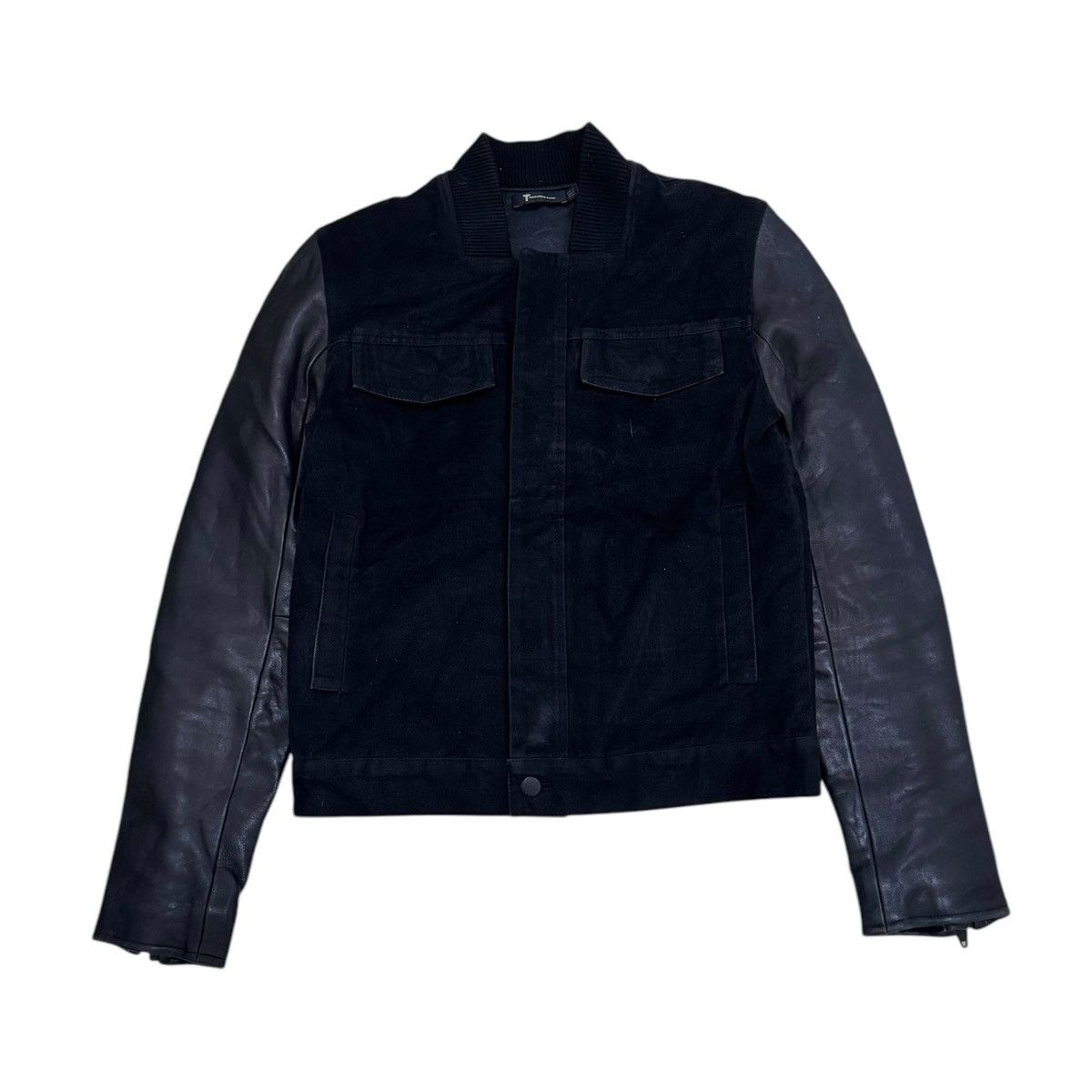 T by Alexander Wang Alexander Wang Leather Varsity Jacket Size US XS / EU 42 / 0 - 1 Thumbnail