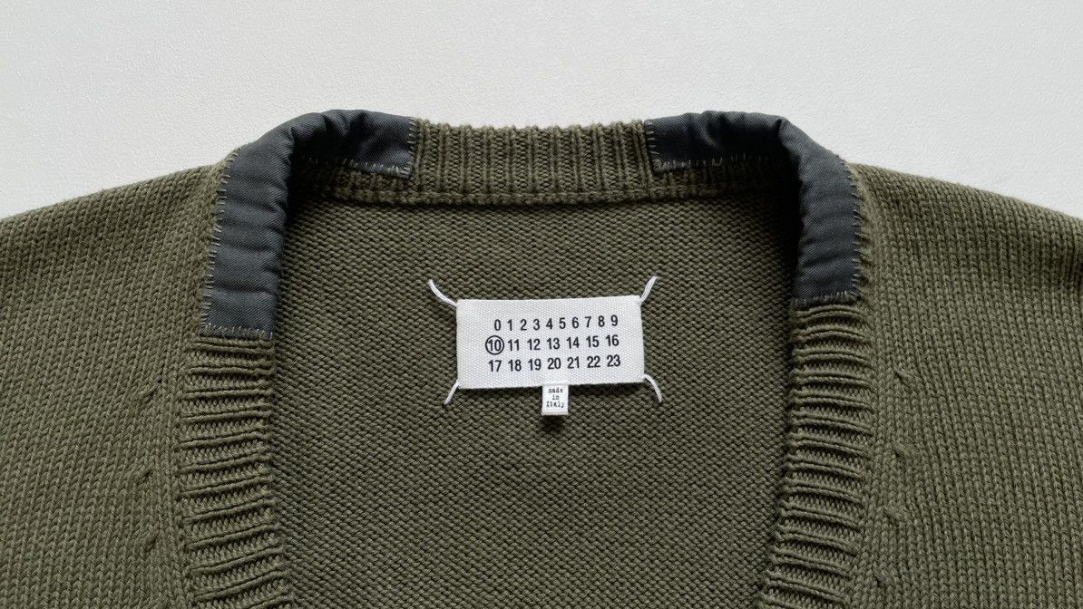 Maison Margiela S/S 13 Military Patch Detail Cardigan Size US M / EU 48-50 / 2 - 4 Thumbnail