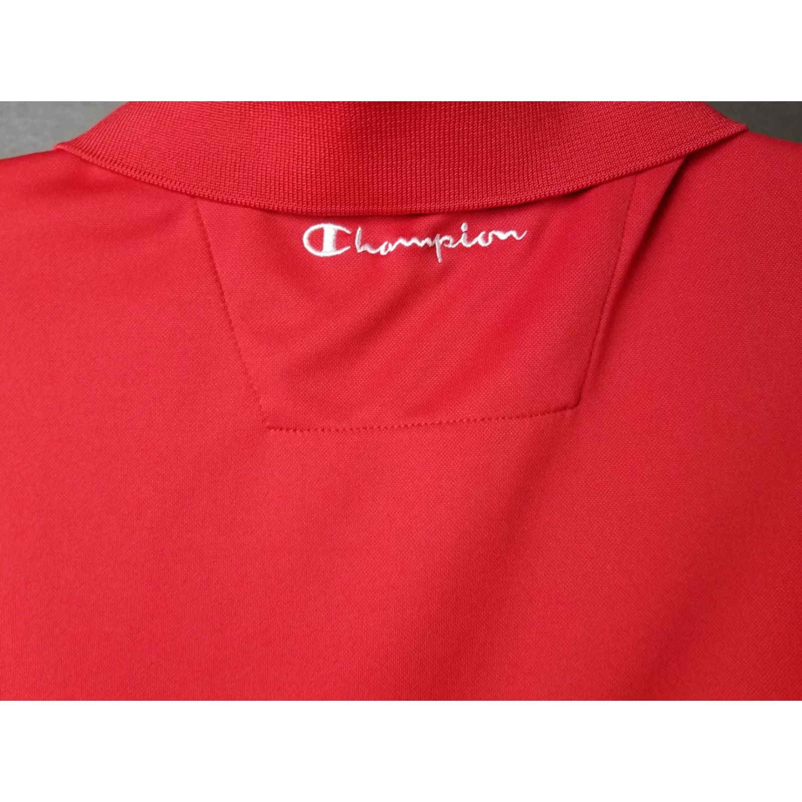 Champion Champion Polo Shirt Mens XL Red Short Sleeve Golf Casual Size US XL / EU 56 / 4 - 4 Thumbnail