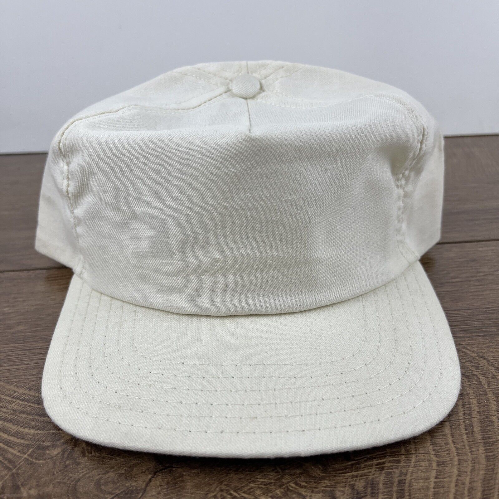 Other Plain White Hat White Hat Plain Adjustable Snapback Adult Si Size ONE SIZE - 6 Thumbnail
