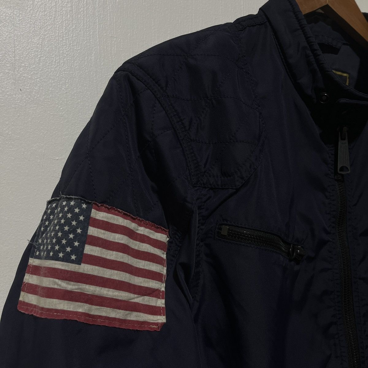 Denim & Supply Ralph Lauren Ralph Lauren Midnight Blue Nylon Bomber Jacket Size US M / EU 48-50 / 2 - 4 Thumbnail