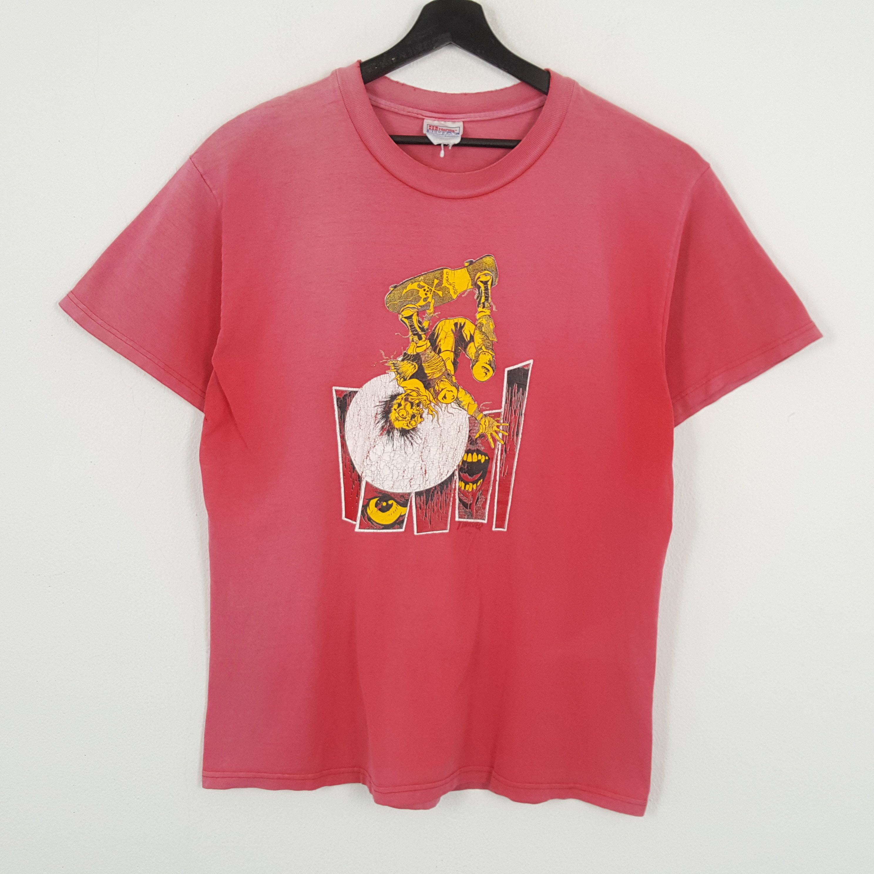 Thrasher × Vintage THRASHER Skater Vintage Distressed Tshirt Size US L / EU 52-54 / 3 - 1 Thumbnail