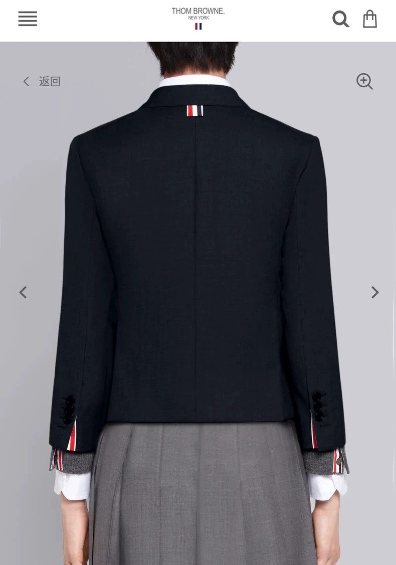 Thom Browne Thom Browne Classic dark blue gold buckle suit 2503-Nextar Size S / US 4 / IT 40 - 6 Thumbnail