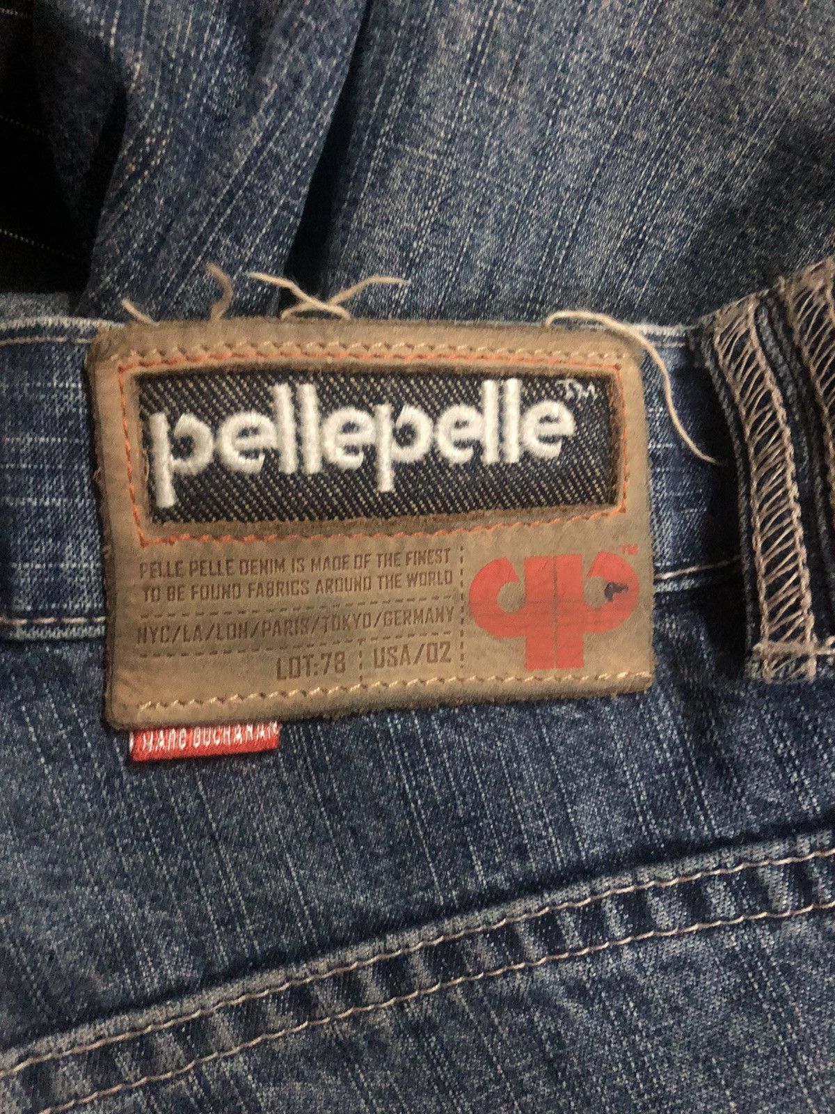 Pelle Pelle Pelle Pelle Baggy Denim Pants Size US 31 - 3 Thumbnail