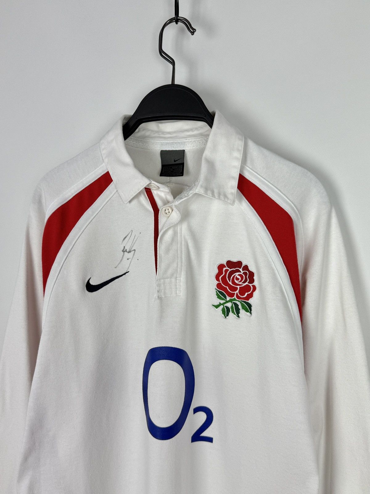 Nike 2003/04 Nike England Rugby Ben Kay Player Signed Jearsey Size US L / EU 52-54 / 3 - 2 Thumbnail