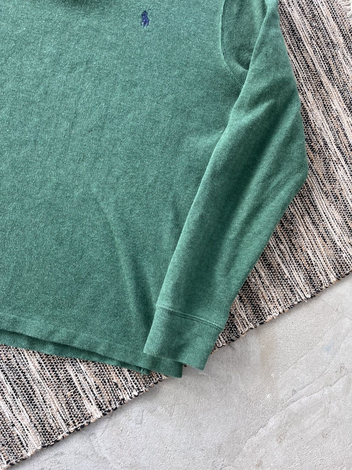 Polo Ralph Lauren Vintage Polo Ralph Lauren Half Zip Sweatshirt Green Y2K Size US M / EU 48-50 / 2 - 8 Thumbnail