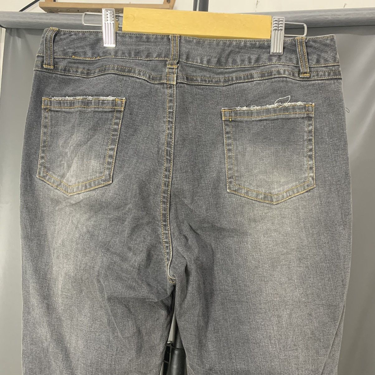 Hysteric Glamour × If Six Was Nine × Japanese Brand Vtg Japanese Boot cut Denim Flare Studded Flare Pant Size US 32 / EU 48 - 6 Thumbnail
