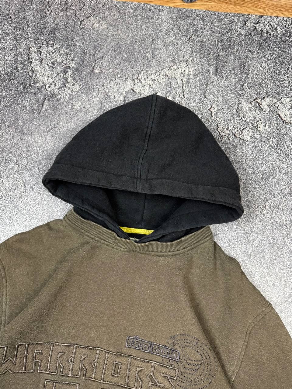 If Six Was Nine Y2K 2000s Military Style Grunge Khaki Hoodie Streetwear Size US XL / EU 56 / 4 - 6 Thumbnail