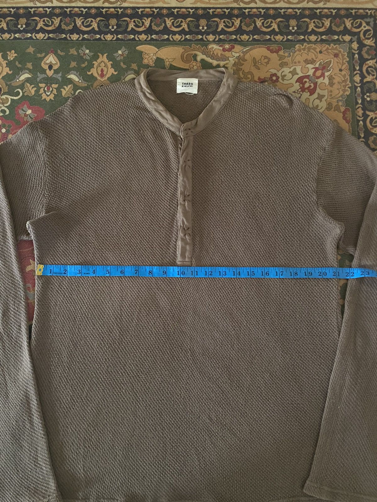 Japanese Brand × Takeo Kikuchi Vintage Takeo Kikuchi knitwear Long Sleeve Tee Size US L / EU 52-54 / 3 - 10 Thumbnail