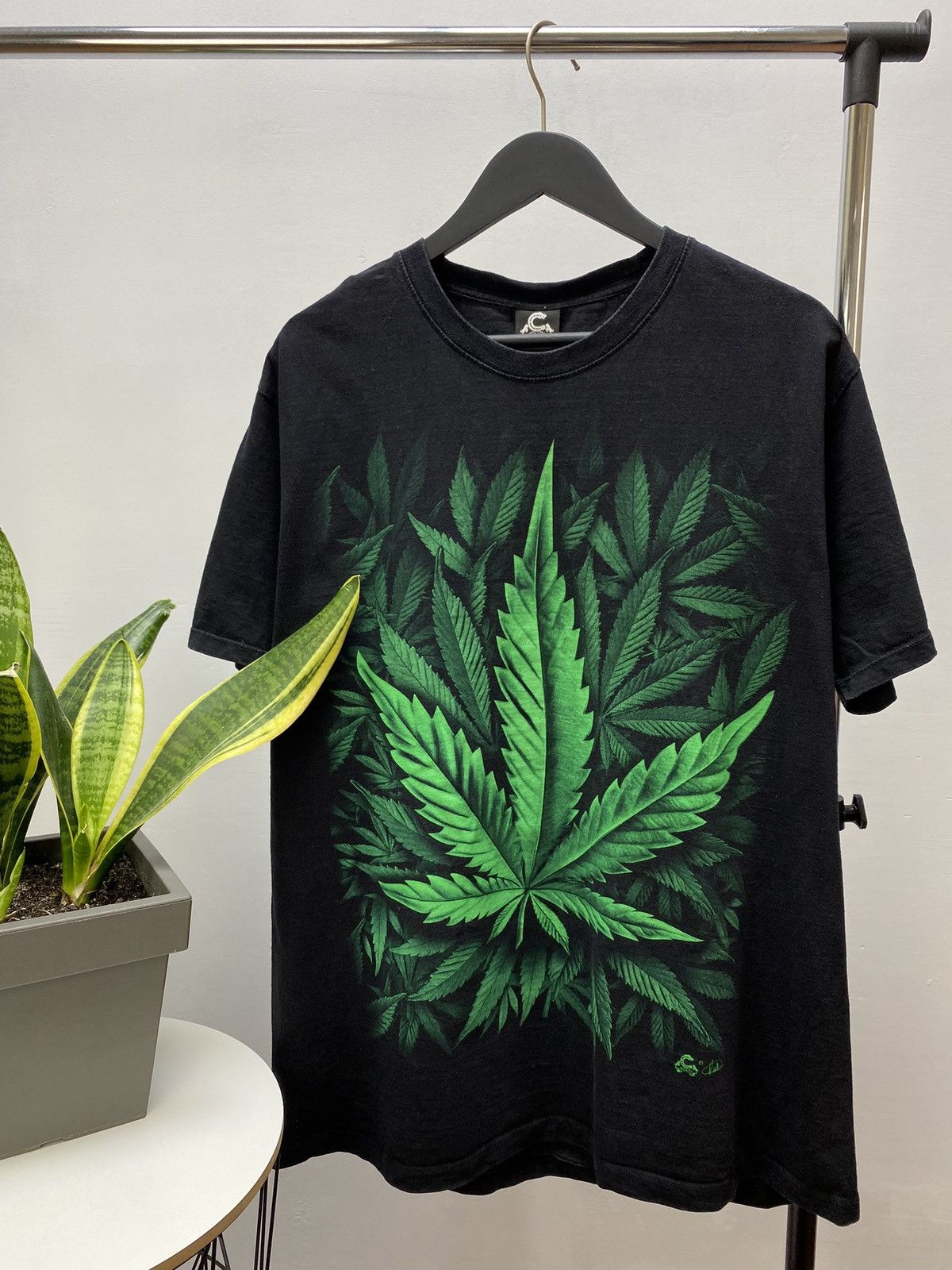Band Tees × Vintage Caballo Vintage Rare Cannabis Weed Graphic T- Shirt Size XL Size US XL / EU 56 / 4 - 1 Thumbnail