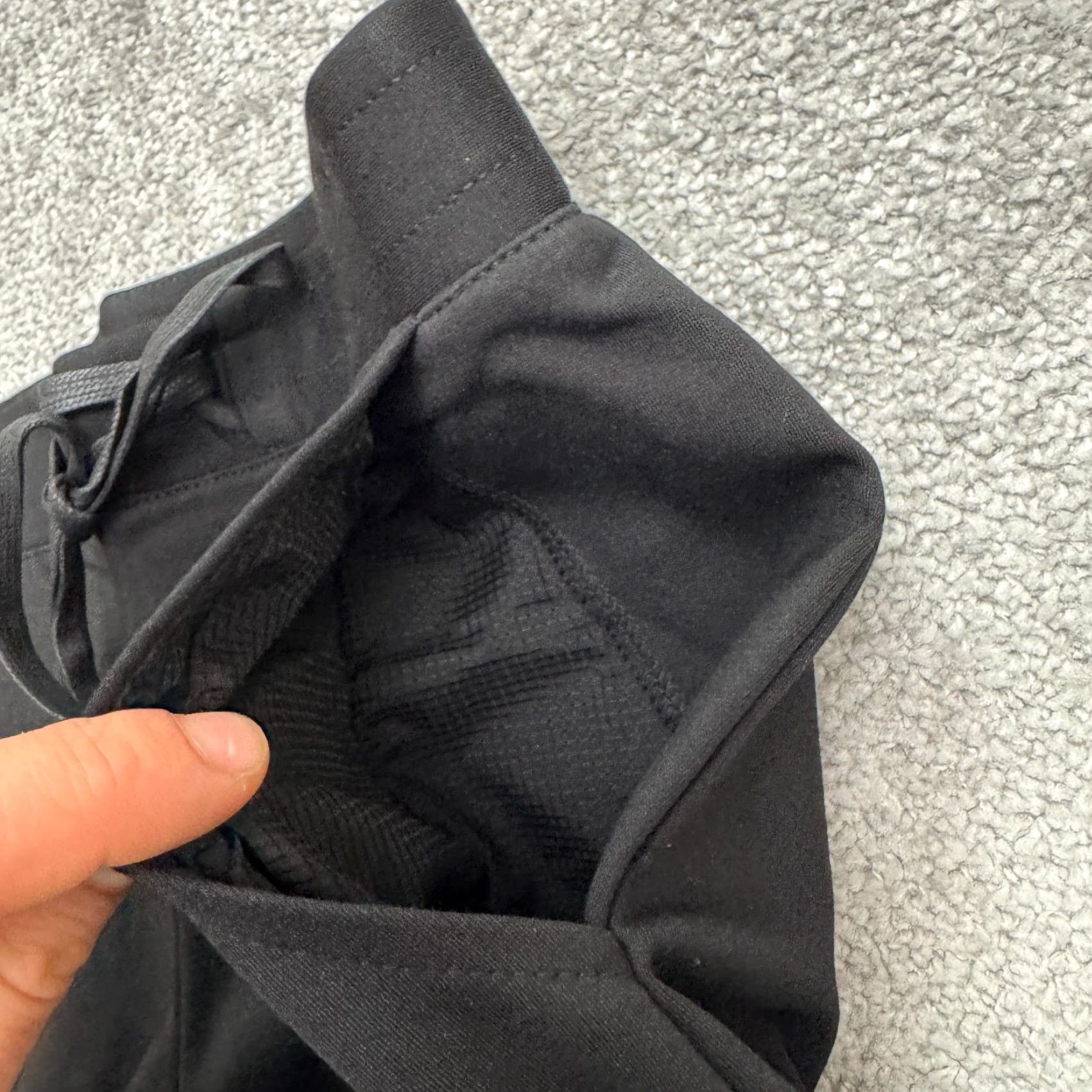 Vintage VINTAGE Betabrand All Day Chelsea Jogger Pants Womens XS Black Casual Stretch Tapered Knit Drawstring 2010s Womens Size 26" / US 2 / IT 38 - 7 Thumbnail