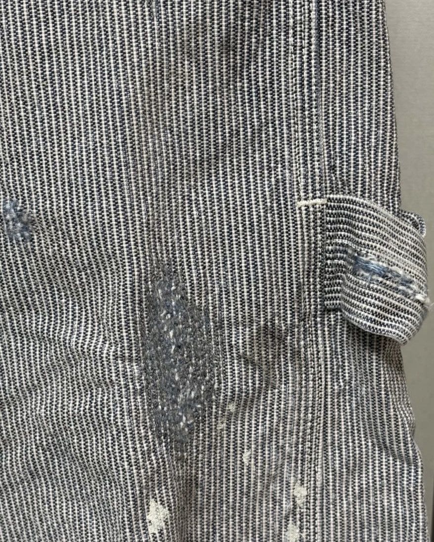 Saint Michael Saint Michael Hickory Distressed Work Pants Size US 32 / EU 48 - 3 Thumbnail