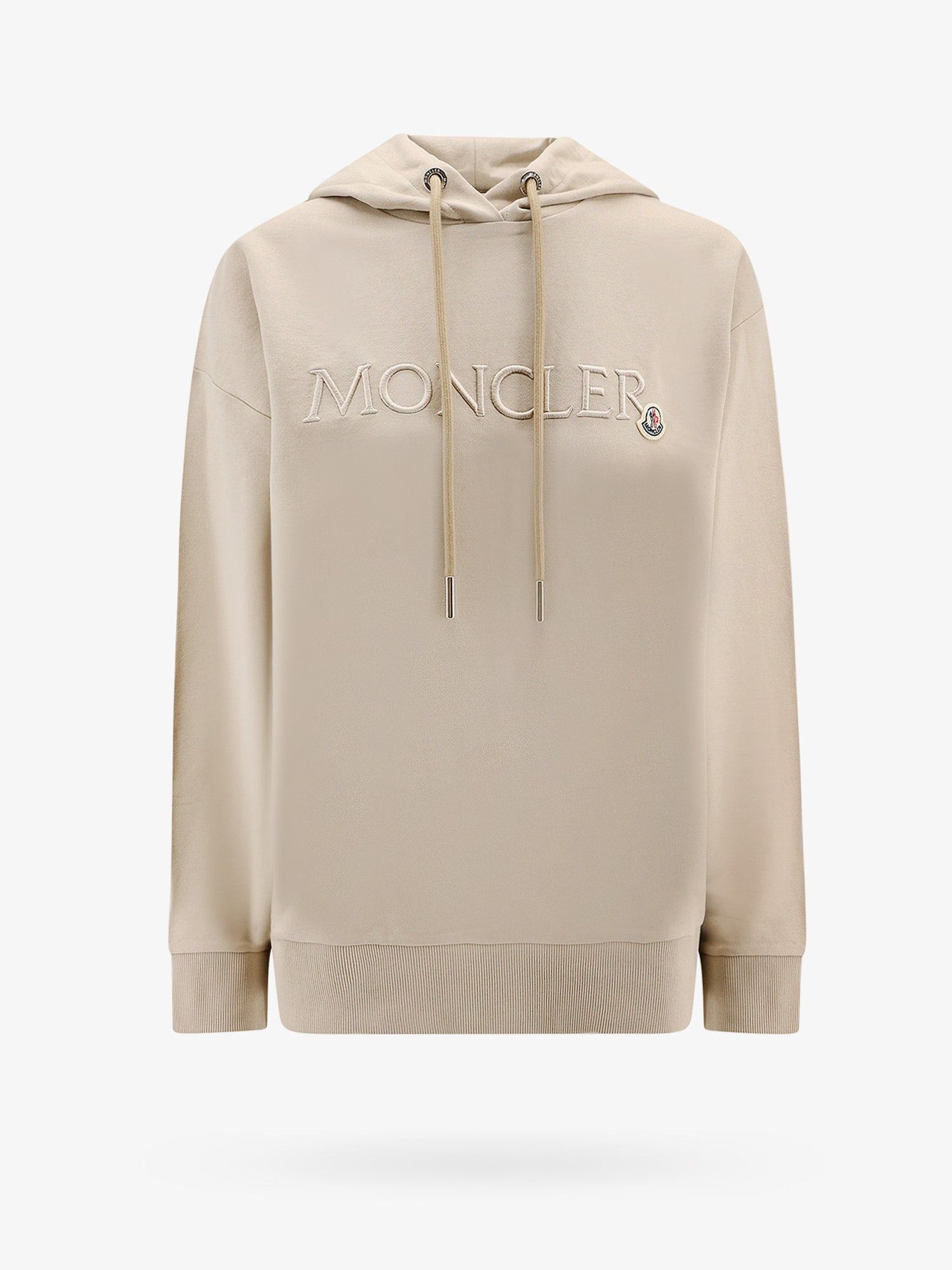 image of Moncler Sweatshirt Woman Beige Sweatshirts, Women's (Size Medium)