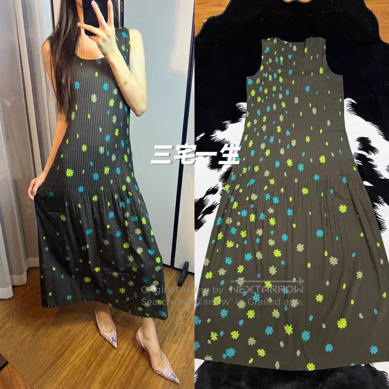 Issey Miyake Issey Miyake Irregular Floral Ruffle Dress Size M / US 6-8 / IT 42-44 - 1 Thumbnail