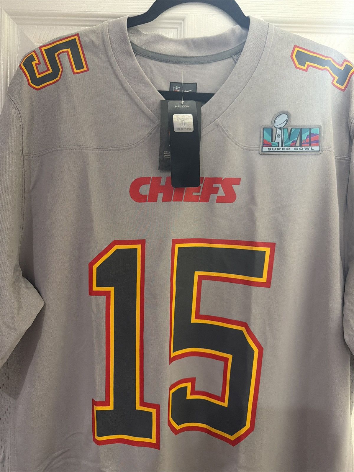 Nike Nike On Field Patrick Mahomes Jersey Chiefs Super Sz XL Gray Size US XL / EU 56 / 4 - 2 Thumbnail
