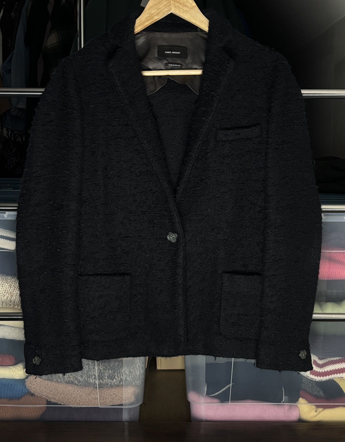 Isabel Marant Baby Alpaca Wool Luxury Blazer Jacket