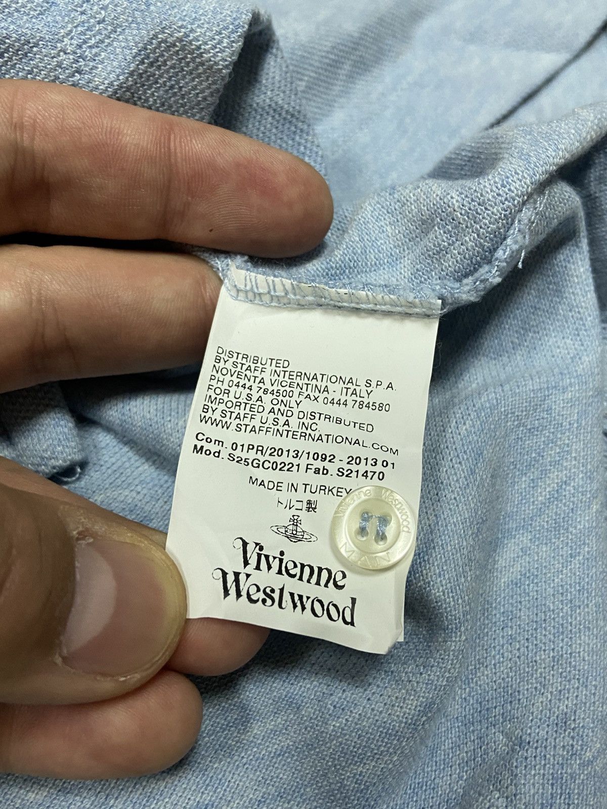 Vivienne Westwood Vivienne Westwood vintage small orb polo shirt Size US L / EU 52-54 / 3 - 6 Thumbnail