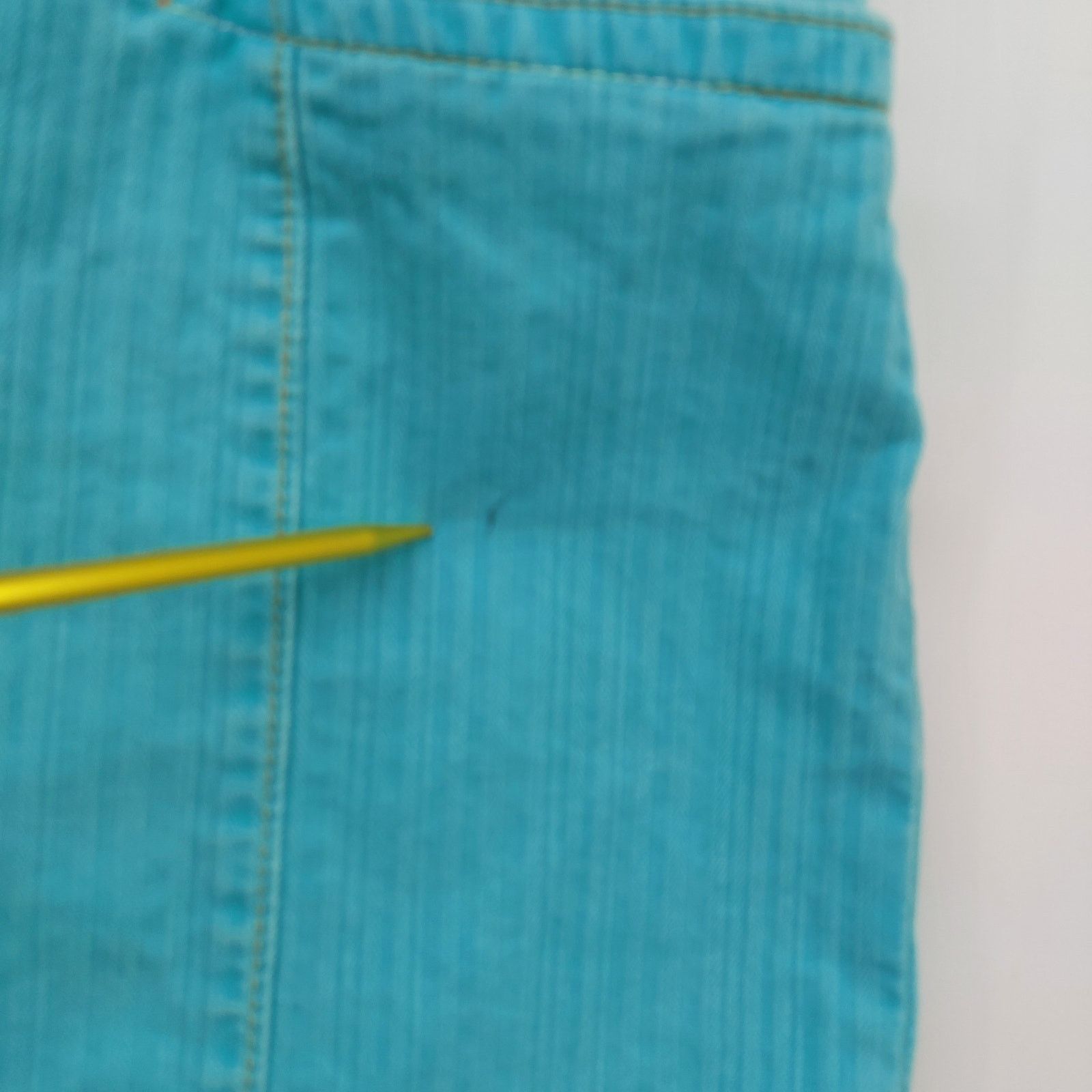 Gap Y2K GAP Turquoise Blue Micro Short Mini Skirt Denim Size 8 Size 30" / US 8 / IT 44 - 5 Thumbnail