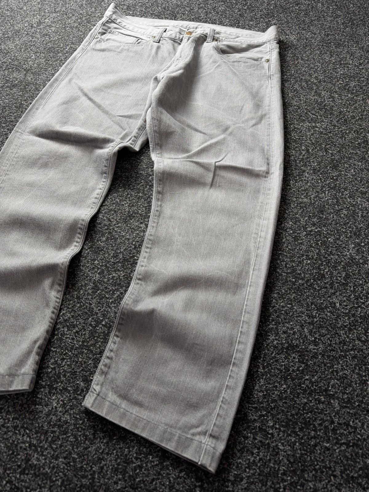 Carhartt 00s Y2K Vintage Carhartt Light Grey Work Pants Relaxed Fit Size US 36 / EU 52 - 4 Thumbnail