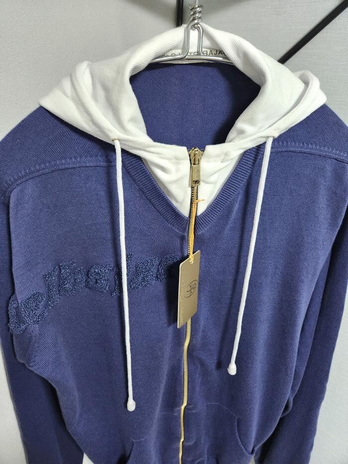 Jean Charles De Castelbajac Castelbajac 레이어드 디테일 니트 집업 Size US M / EU 48-50 / 2 - 2 Thumbnail