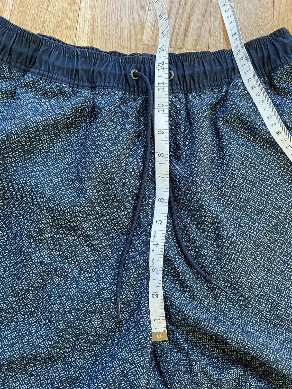 Nautica Nautica Abstract Navy Blue Swim Shorts Trunks Medium Size US 32 / EU 48 - 10 Thumbnail