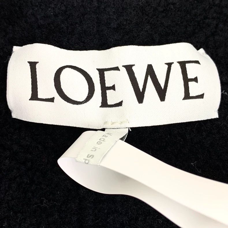 Loewe Loewe Dark blue collar long sleeve fur jacket Size S / US 4 / IT 40 - 6 Thumbnail