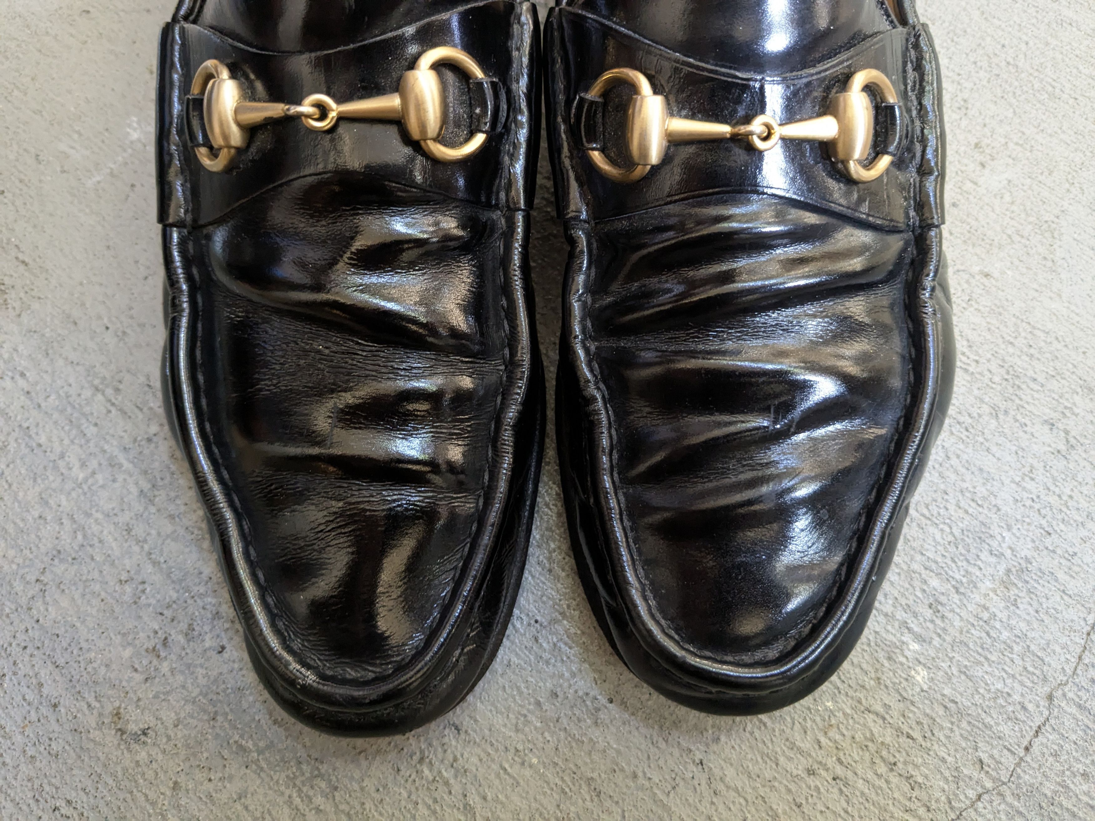Gucci Gucci Horsebit Loafers Black 9.5 Slip Ons Buckle Snaffle Size US 9.5 / EU 42-43 - 3 Thumbnail