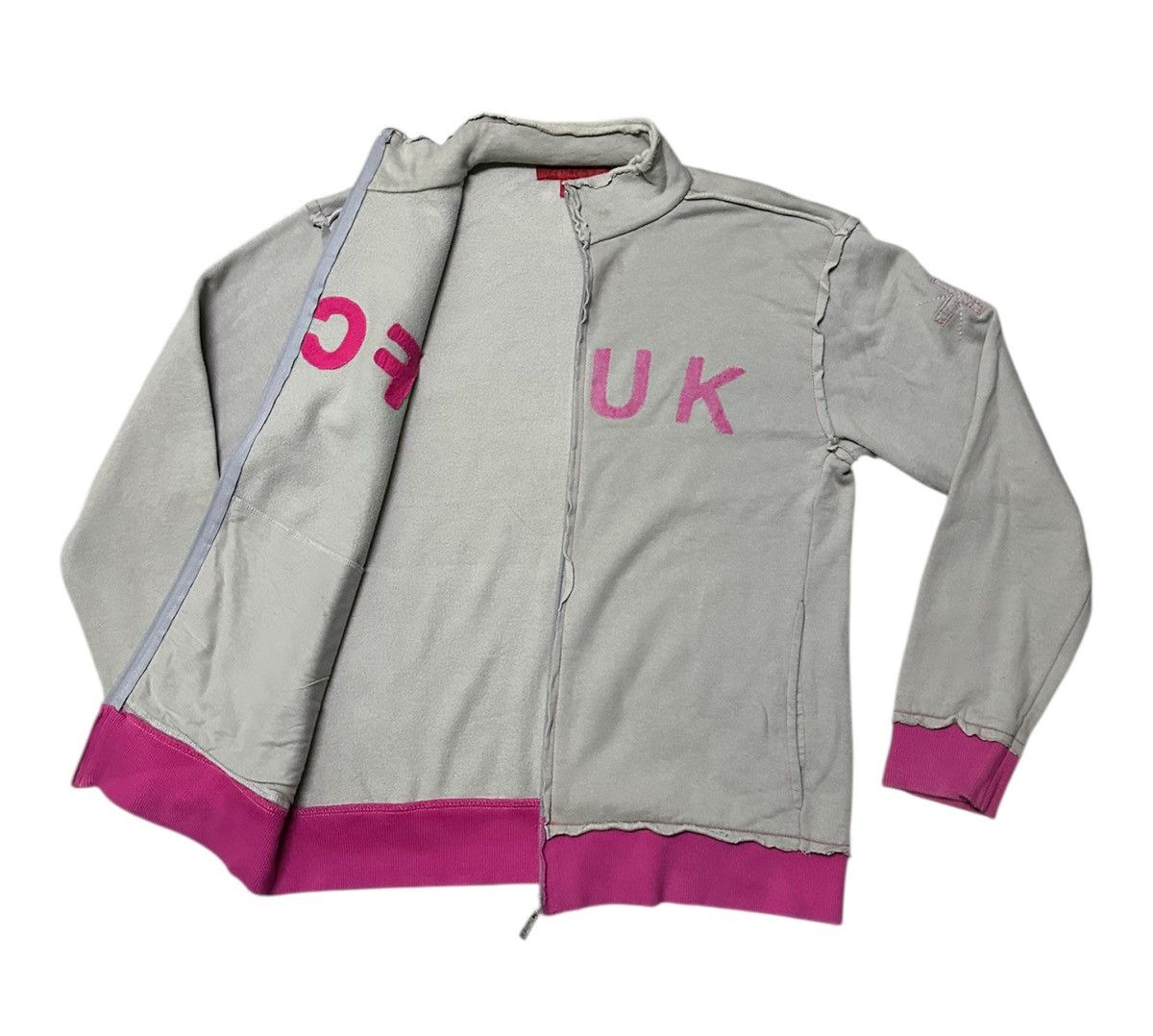 FCUK FCUK zipper sweater big logo Size US L / EU 52-54 / 3 - 3 Thumbnail