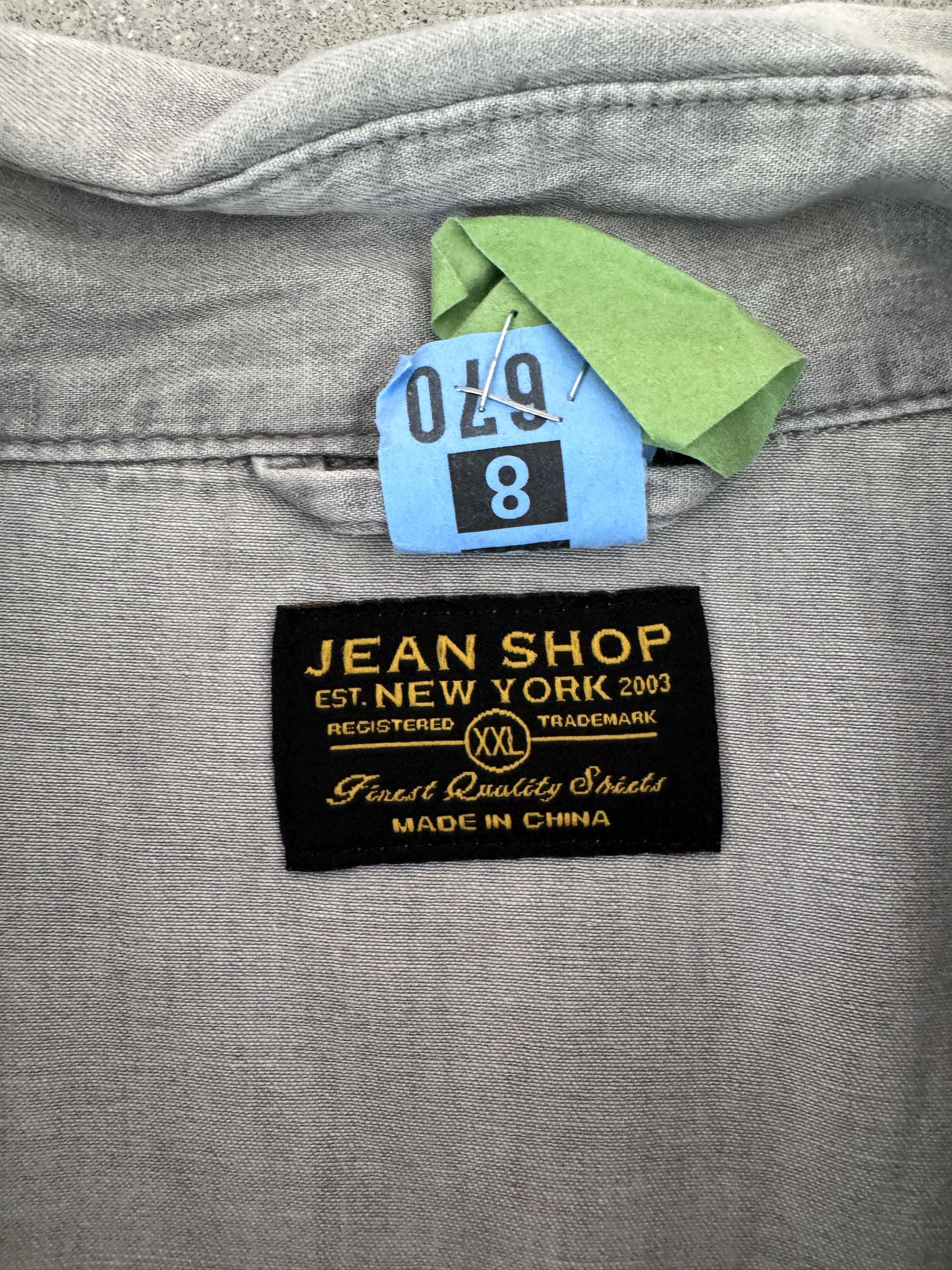 Jean Shop Chambray Western shirt with MOP snap buttons Size US XXL / EU 58 / 5 - 2 Thumbnail