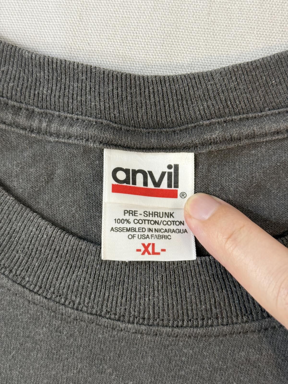Anvil Faded Colorado Vail Y2K Flame Biker Style Tee - XL Size US XL / EU 56 / 4 - 3 Thumbnail