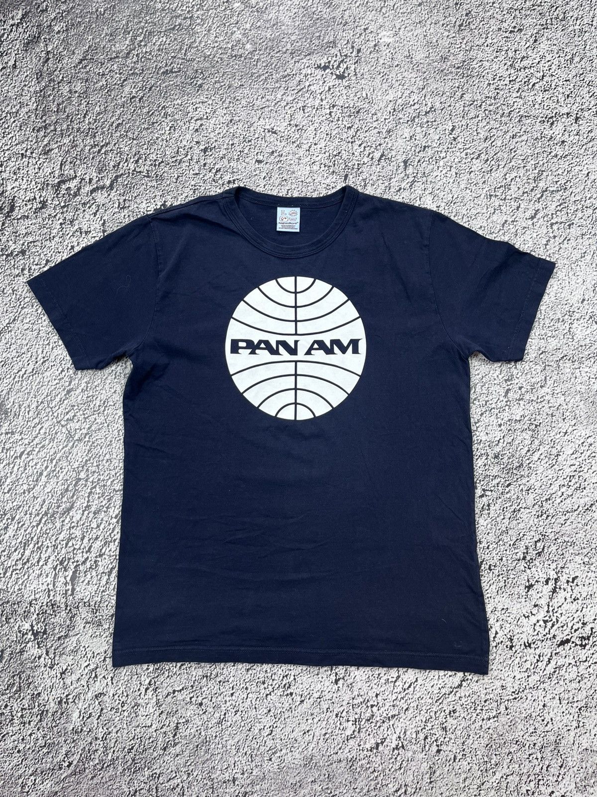 Vintage Vintage Y2K Panam navy logo t shirt size L Size US L / EU 52-54 / 3 - 1 Thumbnail