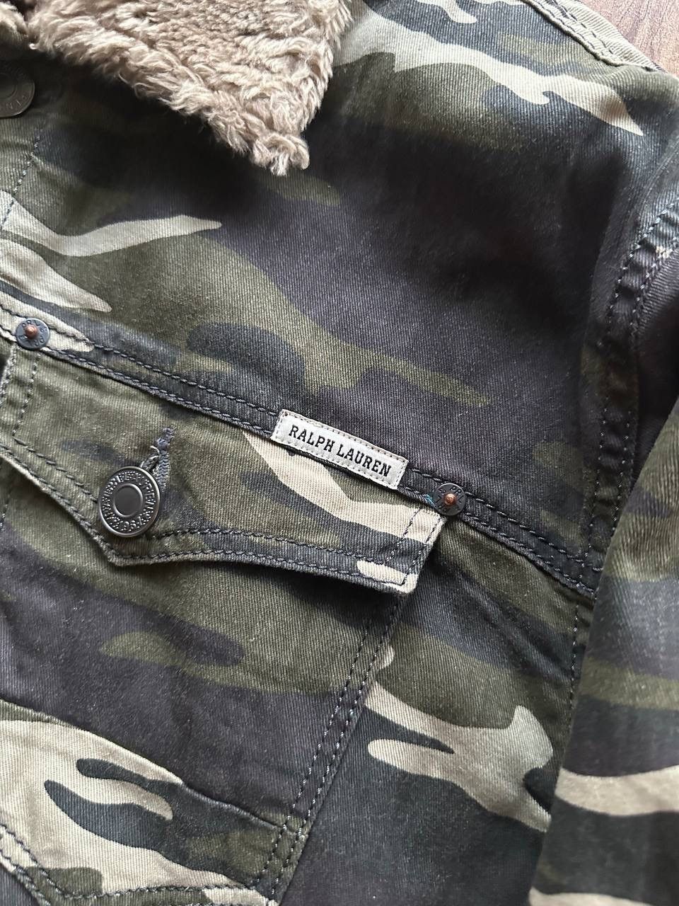 Polo Ralph Lauren PRL-16 Ralph Lauren Denim + Supply Camo Bomber Fur Jacket Size US M / EU 48-50 / 2 - 5 Thumbnail