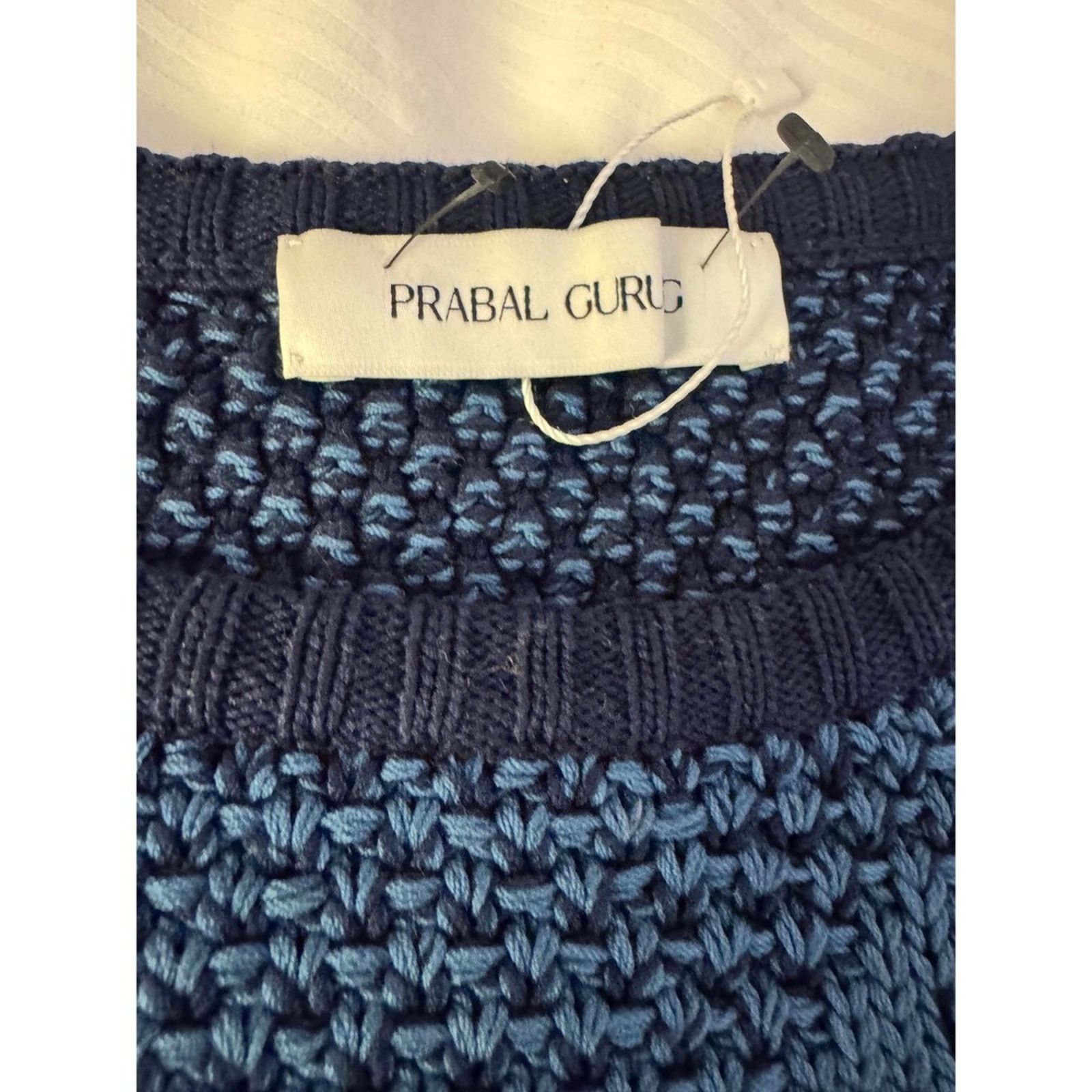 Prabal Gurung Prabal Gurung Colorblock Open Knit Sweater – Size S Size S / US 4 / IT 40 - 4 Thumbnail